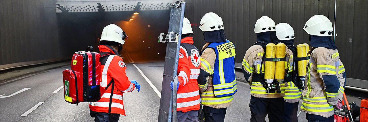 Bereitschaft Fellbach im EGrA-Einsatz.